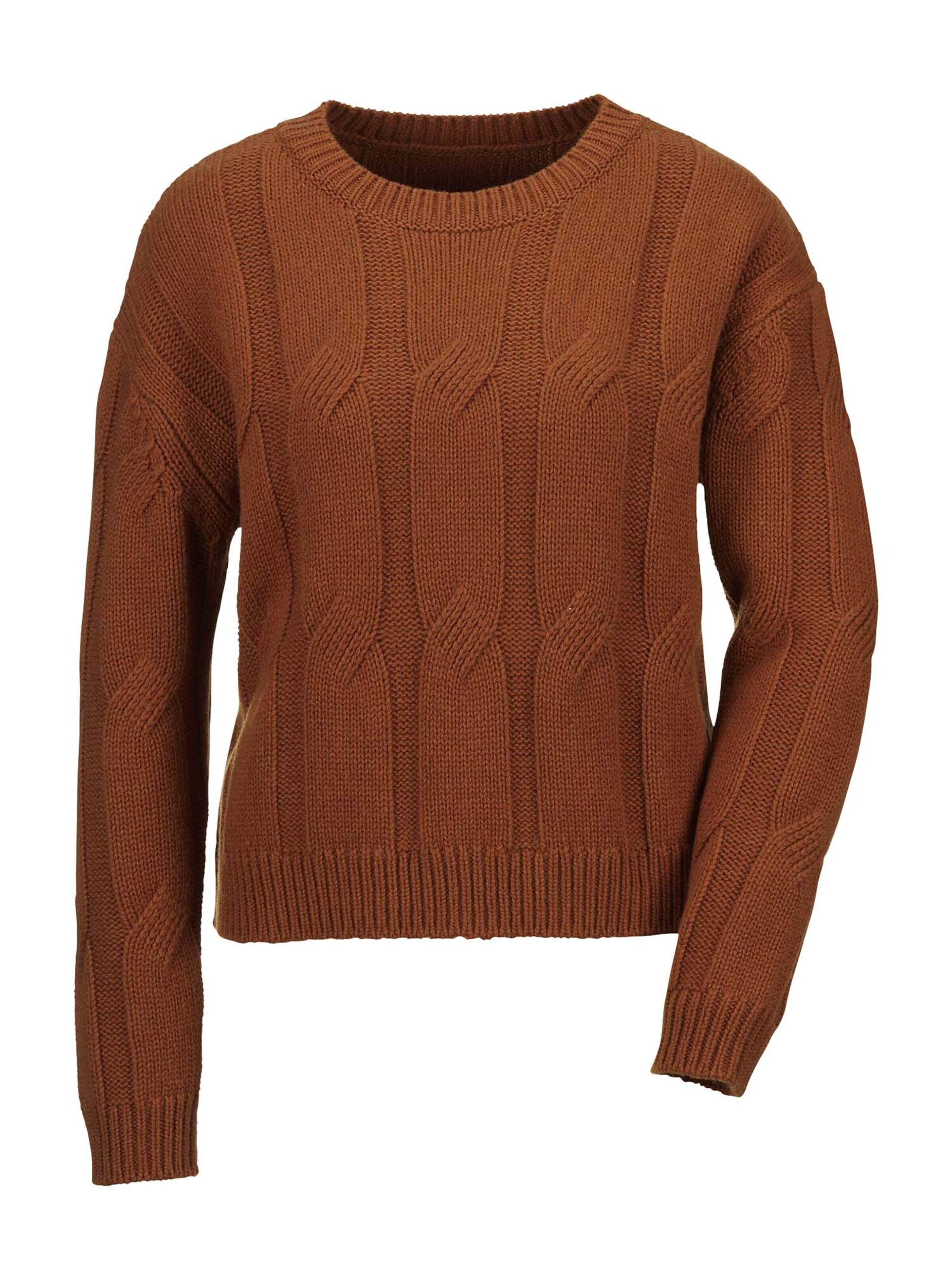 Pull-over MADELEINE en jaune : devant