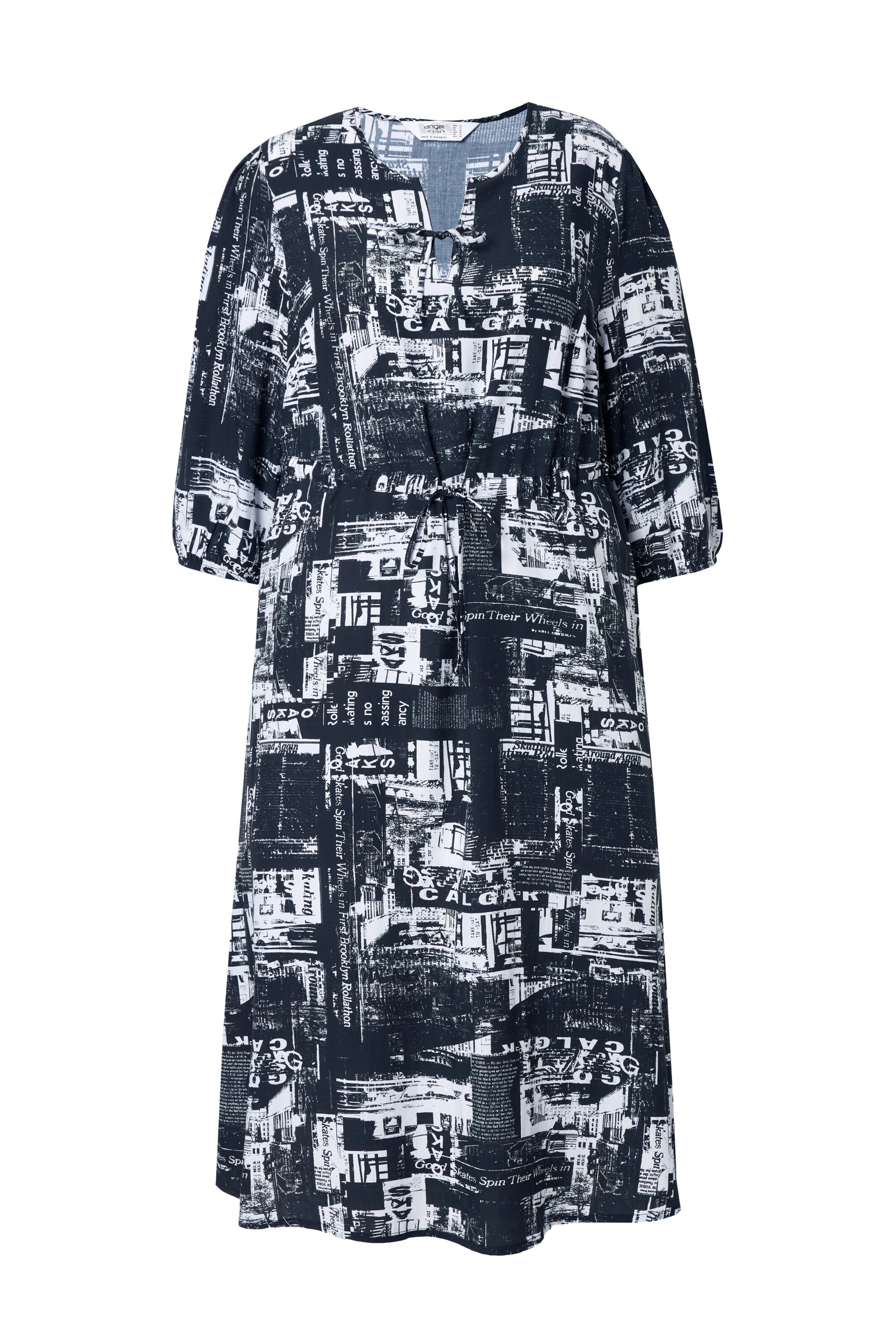 Angel of Style Kleid in schwarz / weiß, Produktansicht