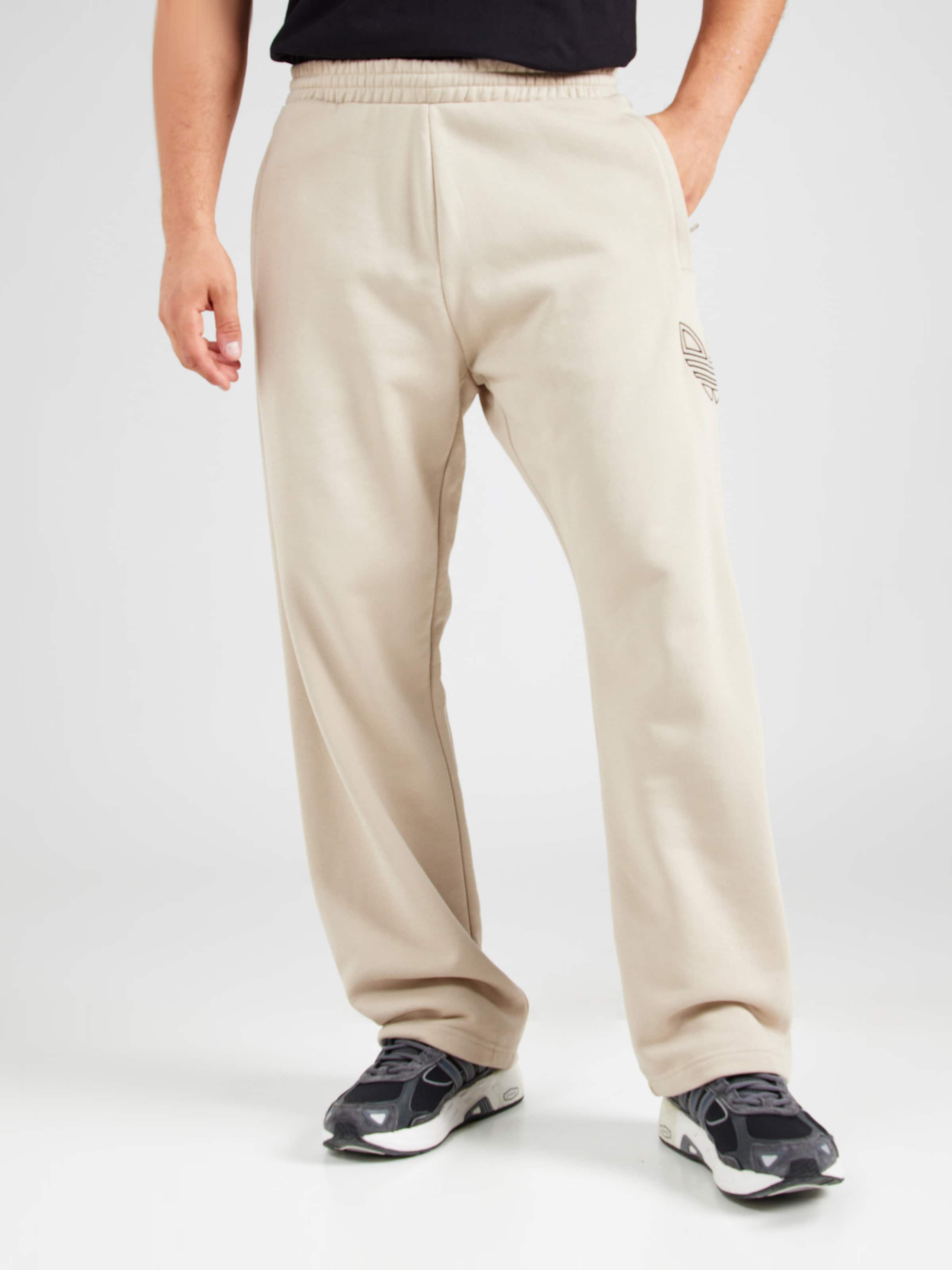 ADIDAS ORIGINALS Loose fit Pants Outline PT in Light Beige ABOUT YOU