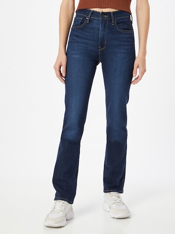 Regular Jean '724™ High Rise Straight' LEVI'S ® en bleu : devant