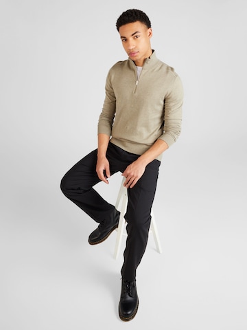 SELECTED HOMME Regular fit Sweater 'SLHBerg' in Green