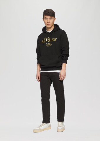 s.Oliver Sweatshirt in Black