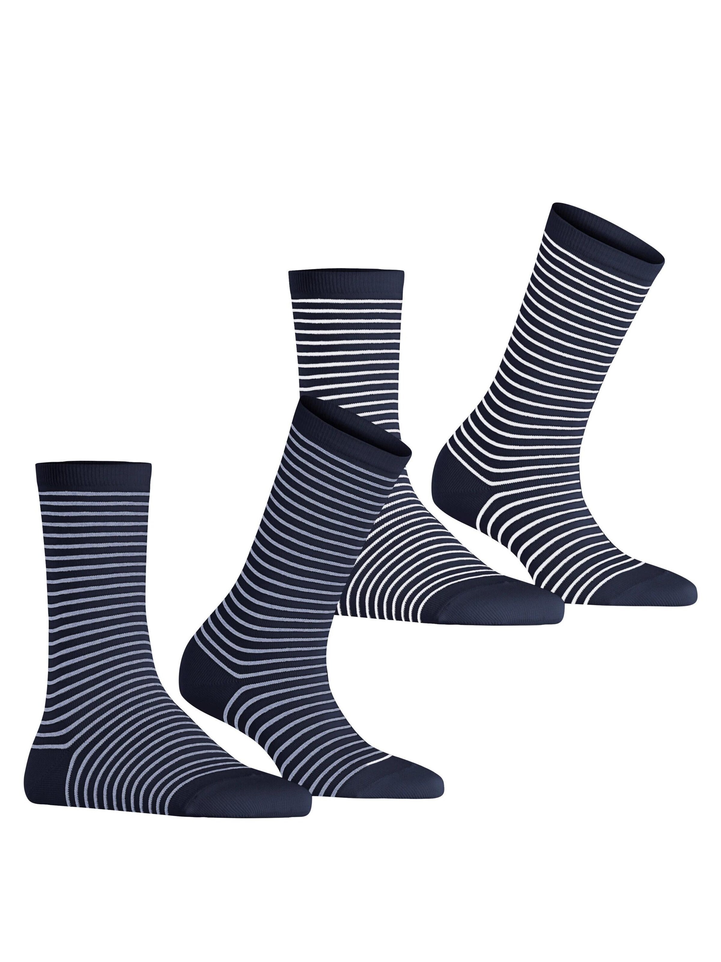 ESPRIT Socks 'Fine Line 2-Pack' in Mixed colors