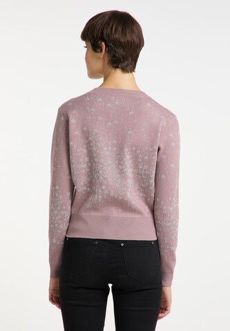 myMo at night Knit Cardigan in Pink