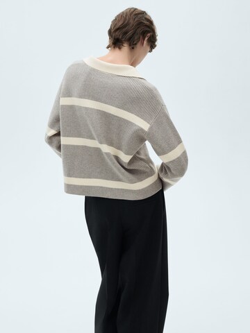 MANGO Sweter 'CUCO' w kolorze szary