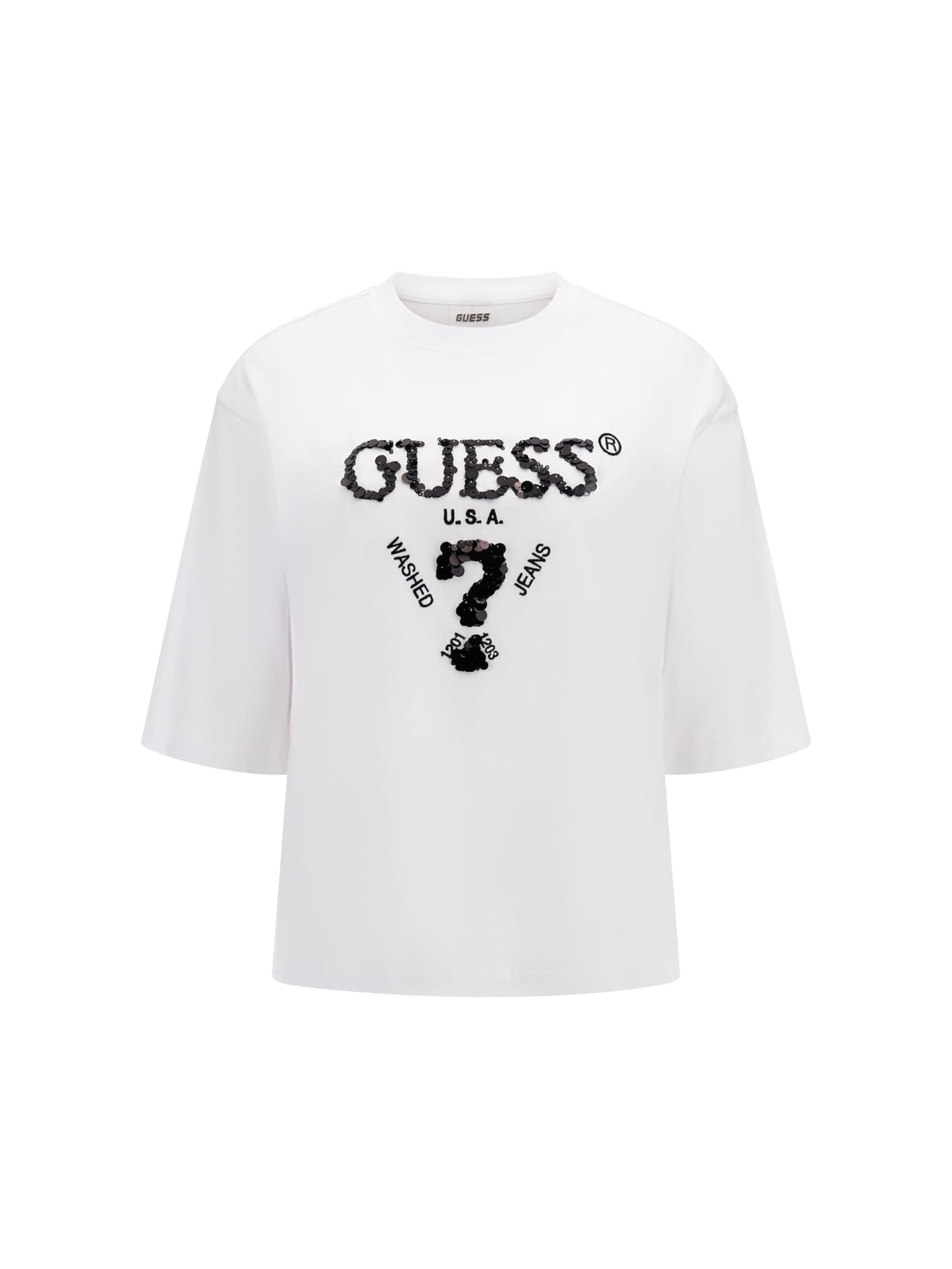 GUESS Shirt 'AURELIE' in White: front