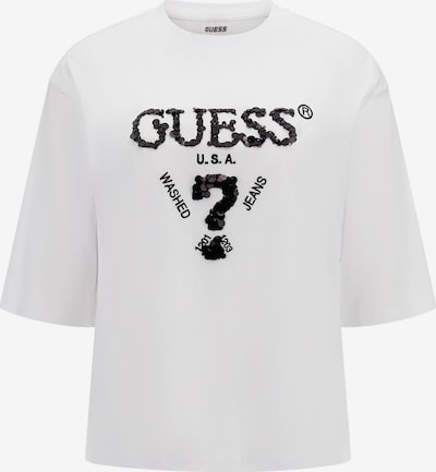 GUESS Paita 'AURELIE' värissä musta / valkoinen, Tuotenäkymä