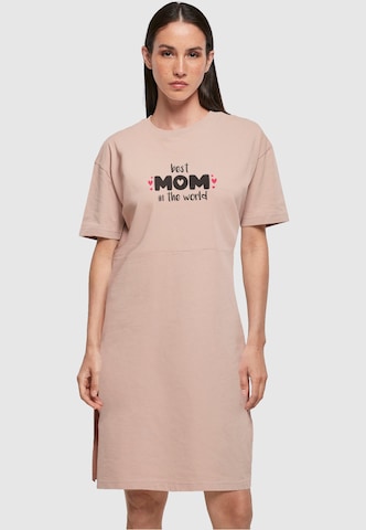 Robe 'Mothers Day - Best Mom In The World' Merchcode en rose : devant