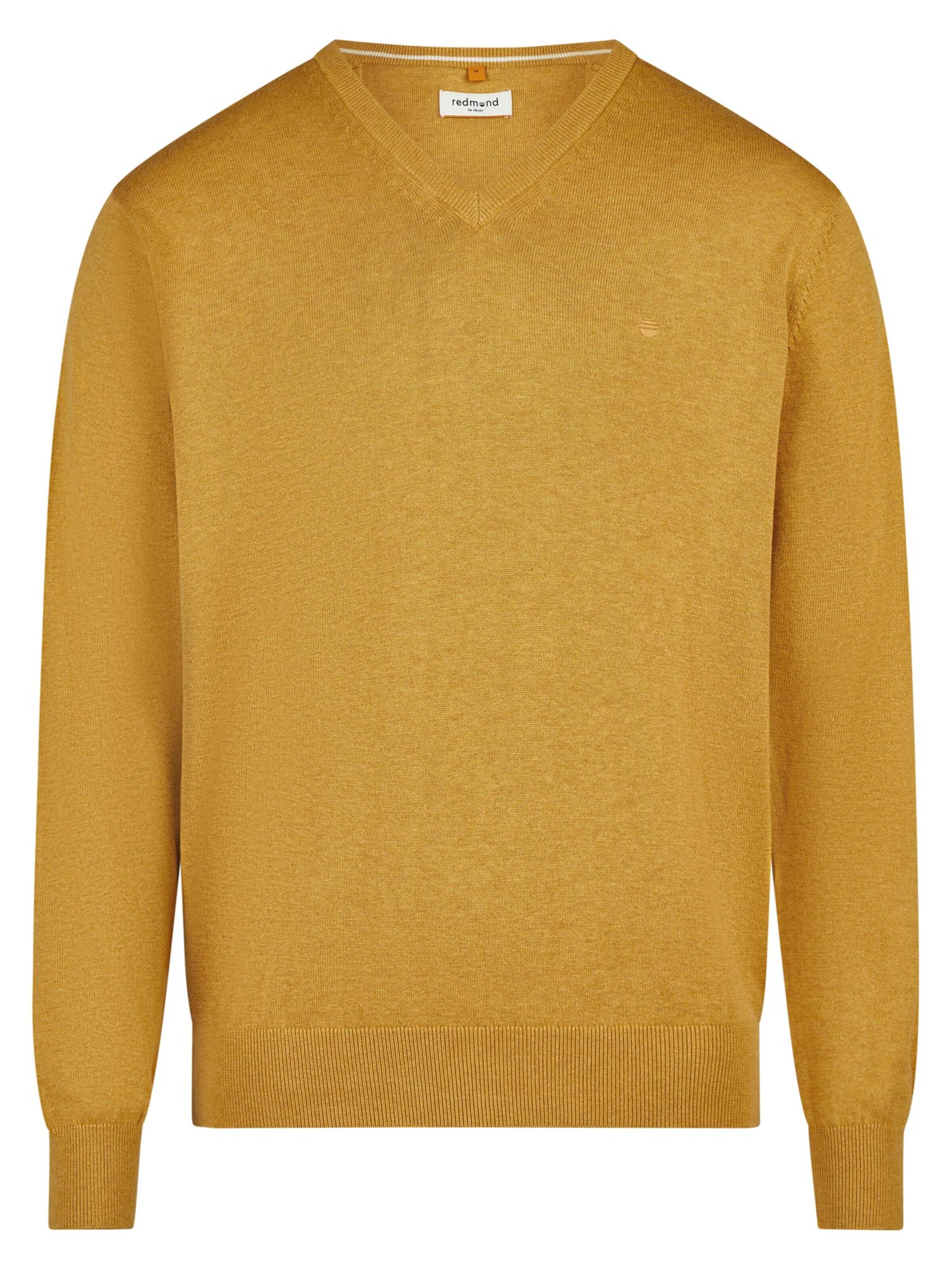 redmond Sweater 'Basic' in Yellow: front