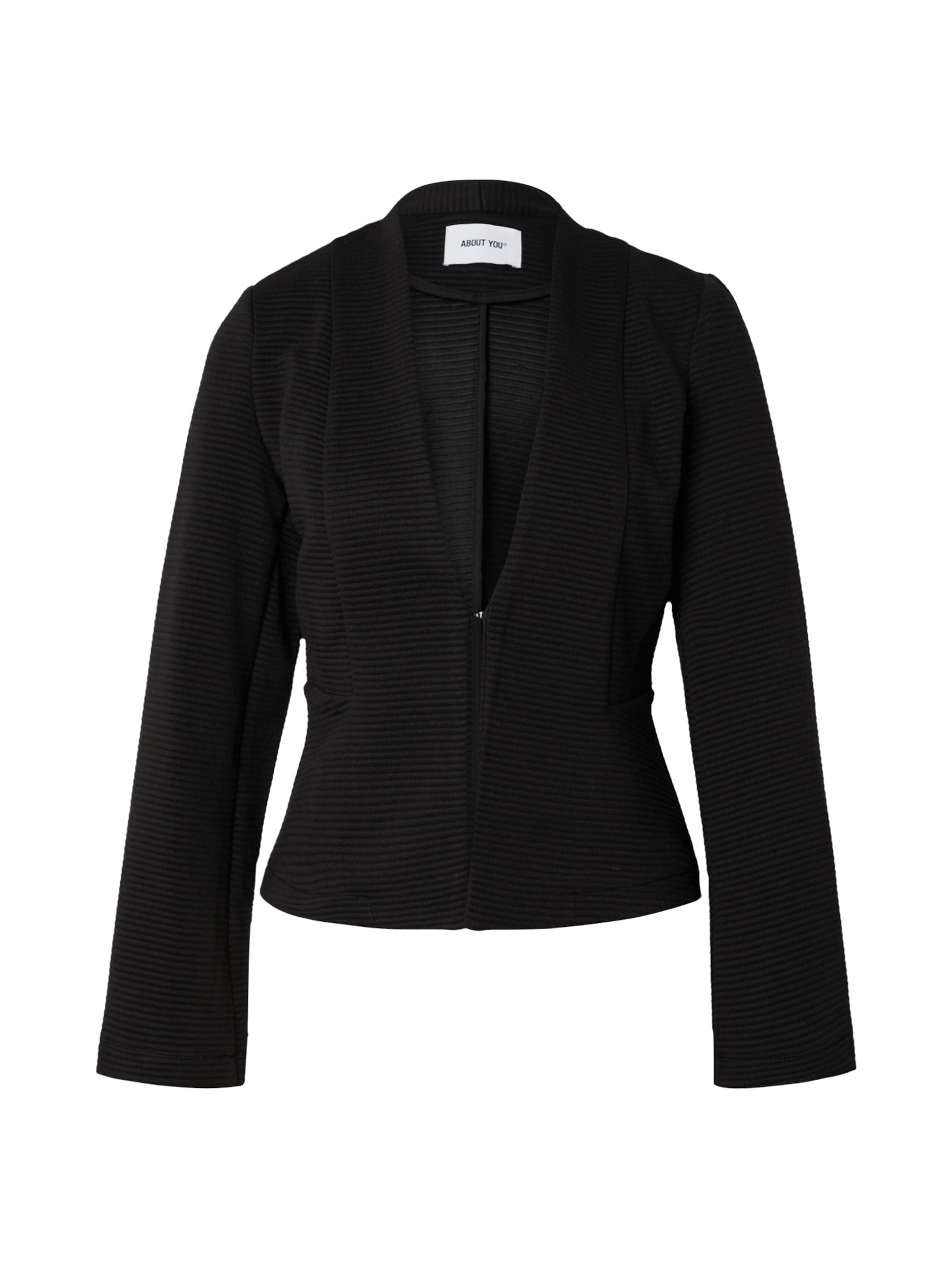 ABOUT YOU Φθινοπωρινό και ανοιξιάτικο μπουφάν 'Renate' σε μαύρο: μπροστά