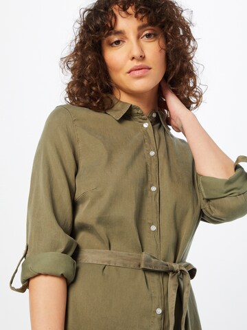 VILA Shirt Dress 'Bista' in Green