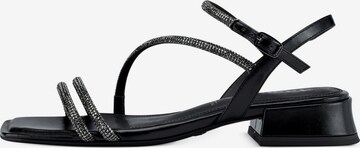 TAMARIS Sandalen met riem in Zwart