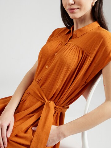 King Louie Shirt Dress 'Amy' in Orange