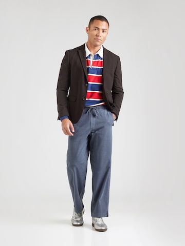 Abercrombie & Fitch Loosefit Chinobyxa i blå