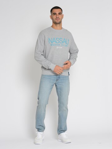 NASSAU Beach Club Sweatshirt 'NB231041' in Grijs