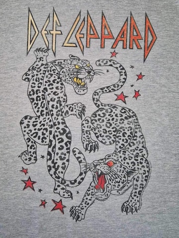 T-Shirt 'Def Leppard Double Leppard T-Shirt' Def Leppard en gris