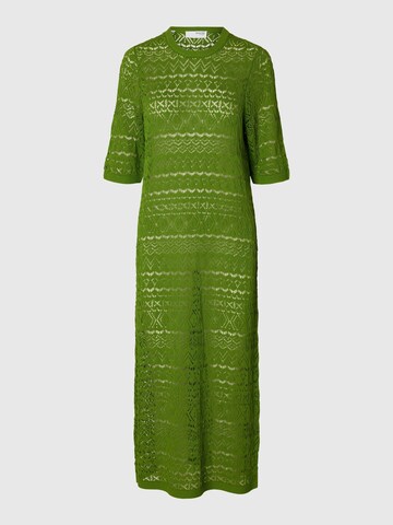 Robes en maille SELECTED en vert : devant