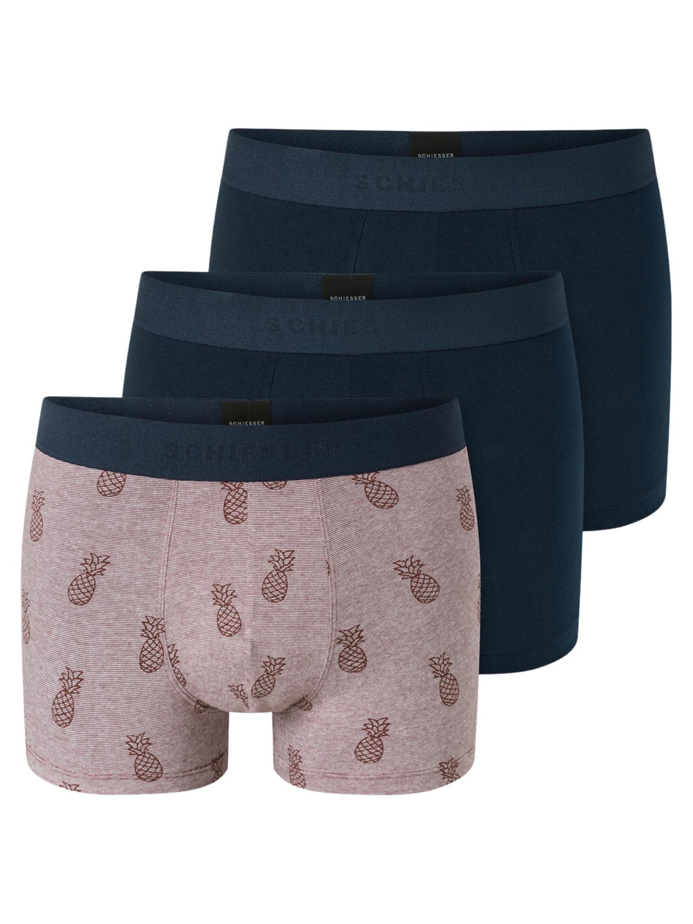 SCHIESSER Boxer shorts '95/5 Cotton' in Red: front