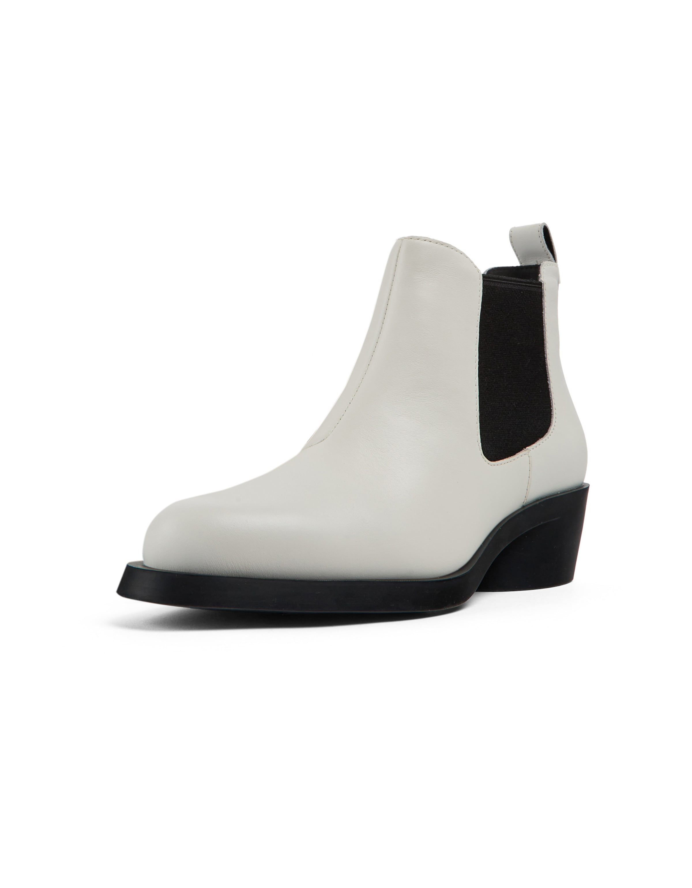 Boots chelsea ' Bonnie Twins ' di CAMPER in bianco: frontale