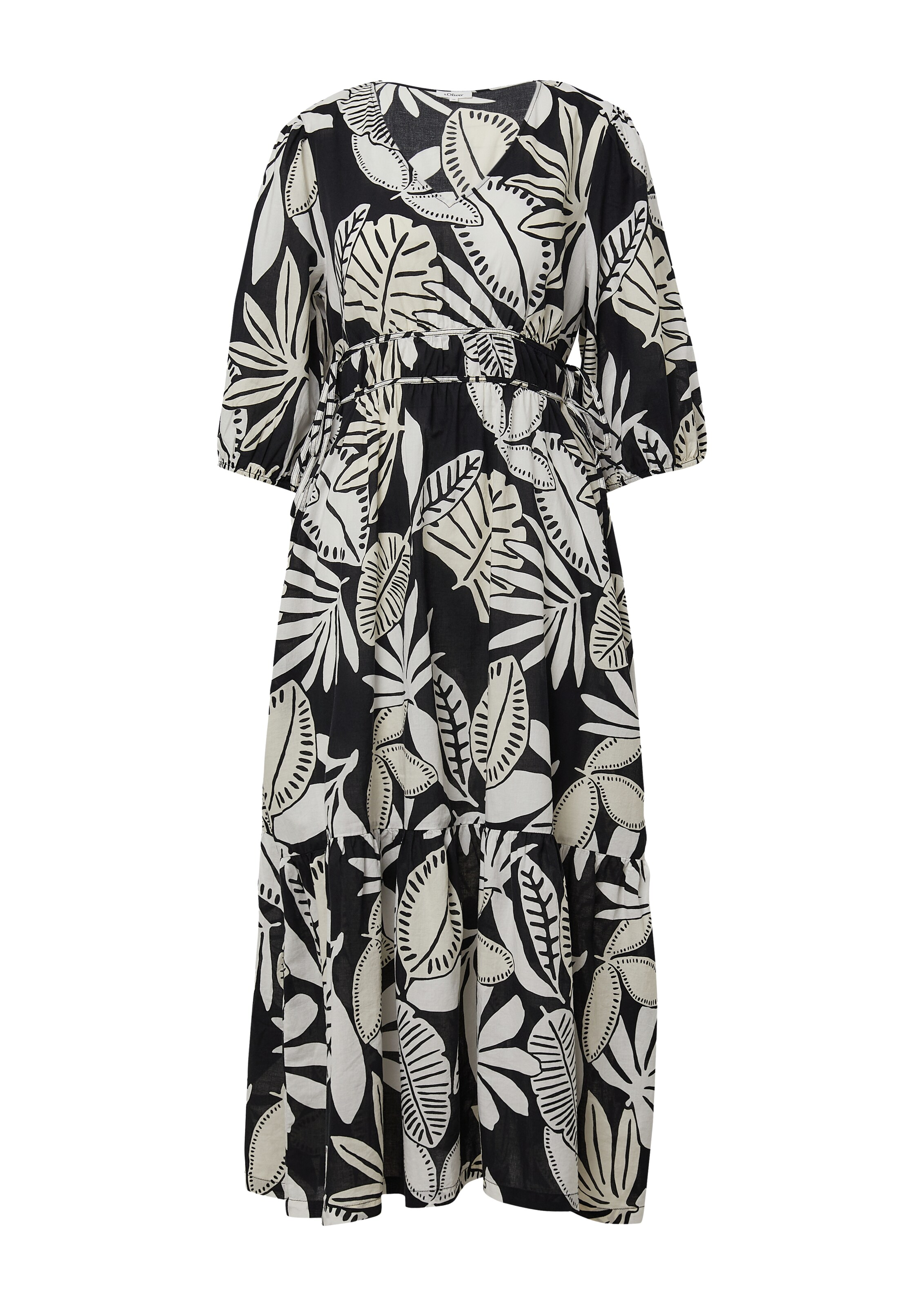 s.Oliver Kleid in Schwarz: Vorderseite