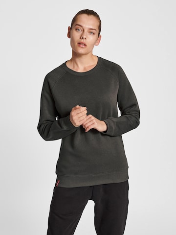 Hummel Sweatshirt in Black: front