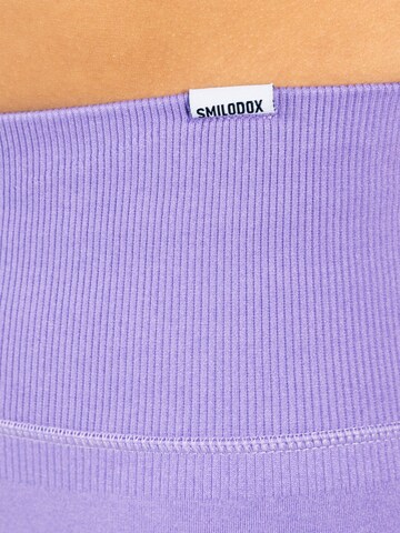Smilodox Skinny Leggings 'Elin' in Purple