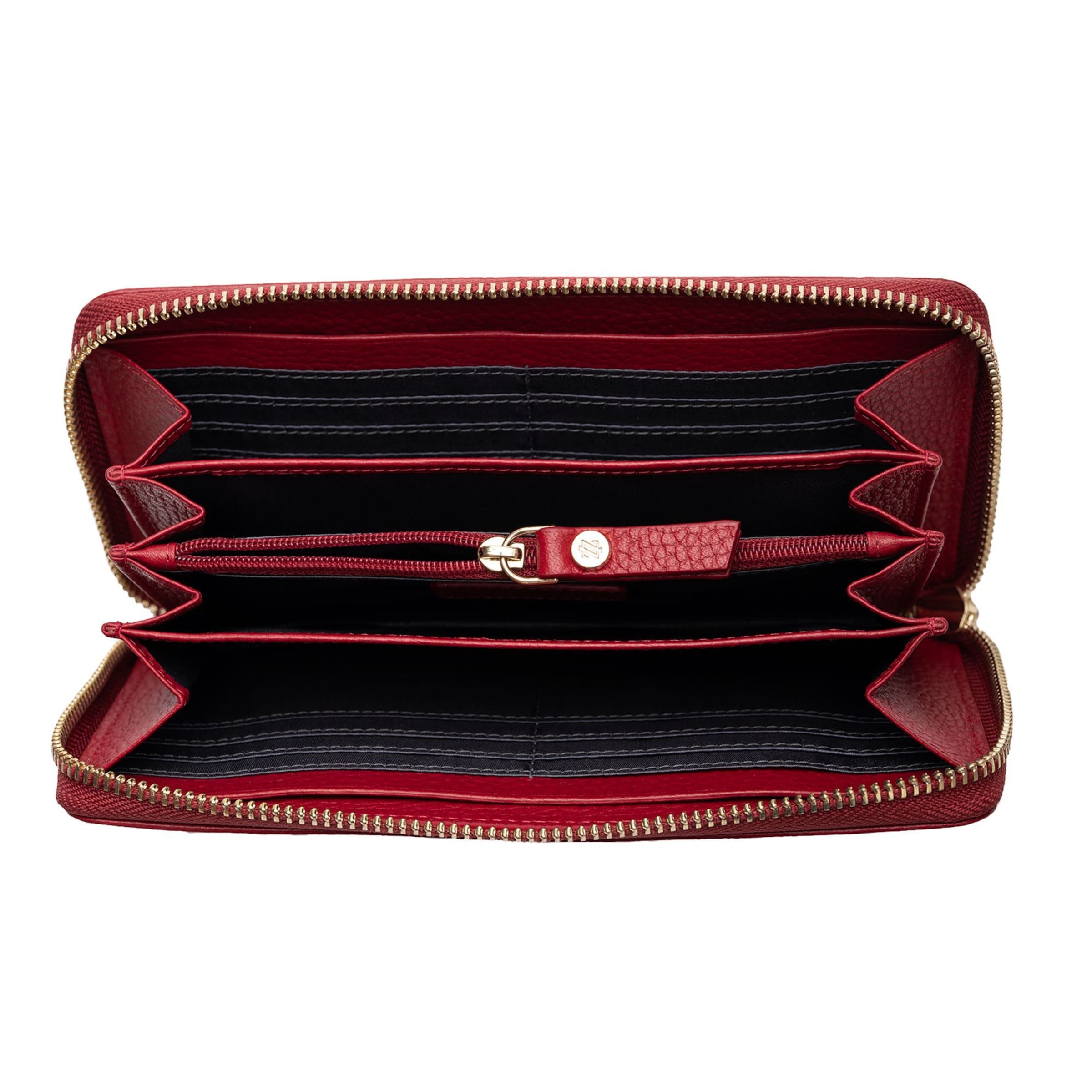 Lazarotti Wallet 'Bologna' in Red