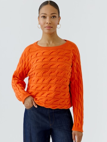 OUI Pullover 'Sirah' in Orange: Vorderseite