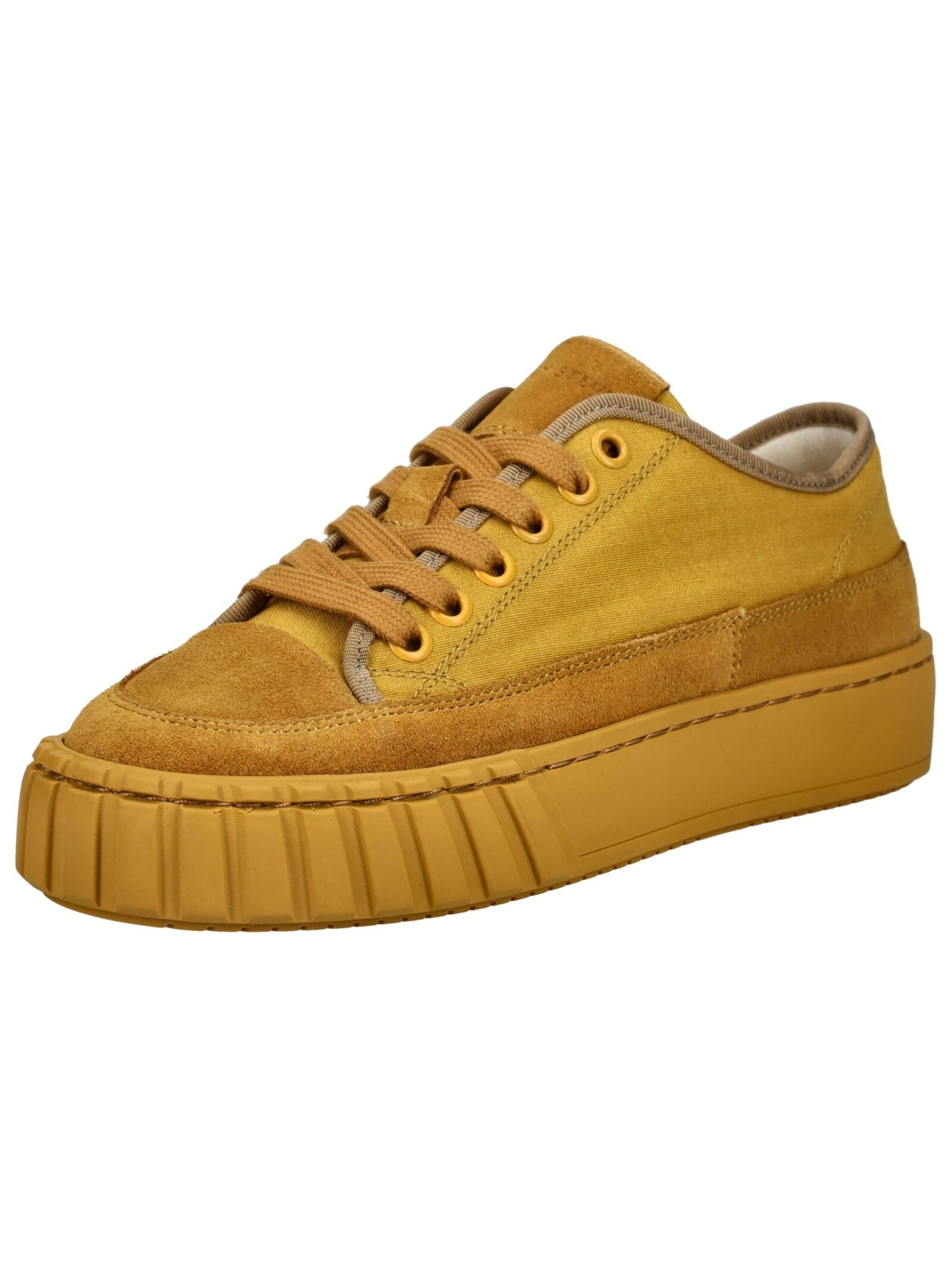 Baskets basses Sneaky Steve en marron : devant