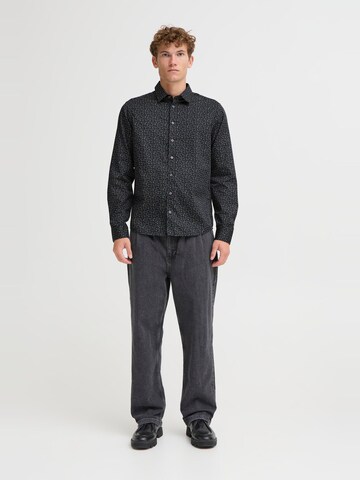 Casual Friday - Regular Fit Camisa ' CFTAUSON ' em preto