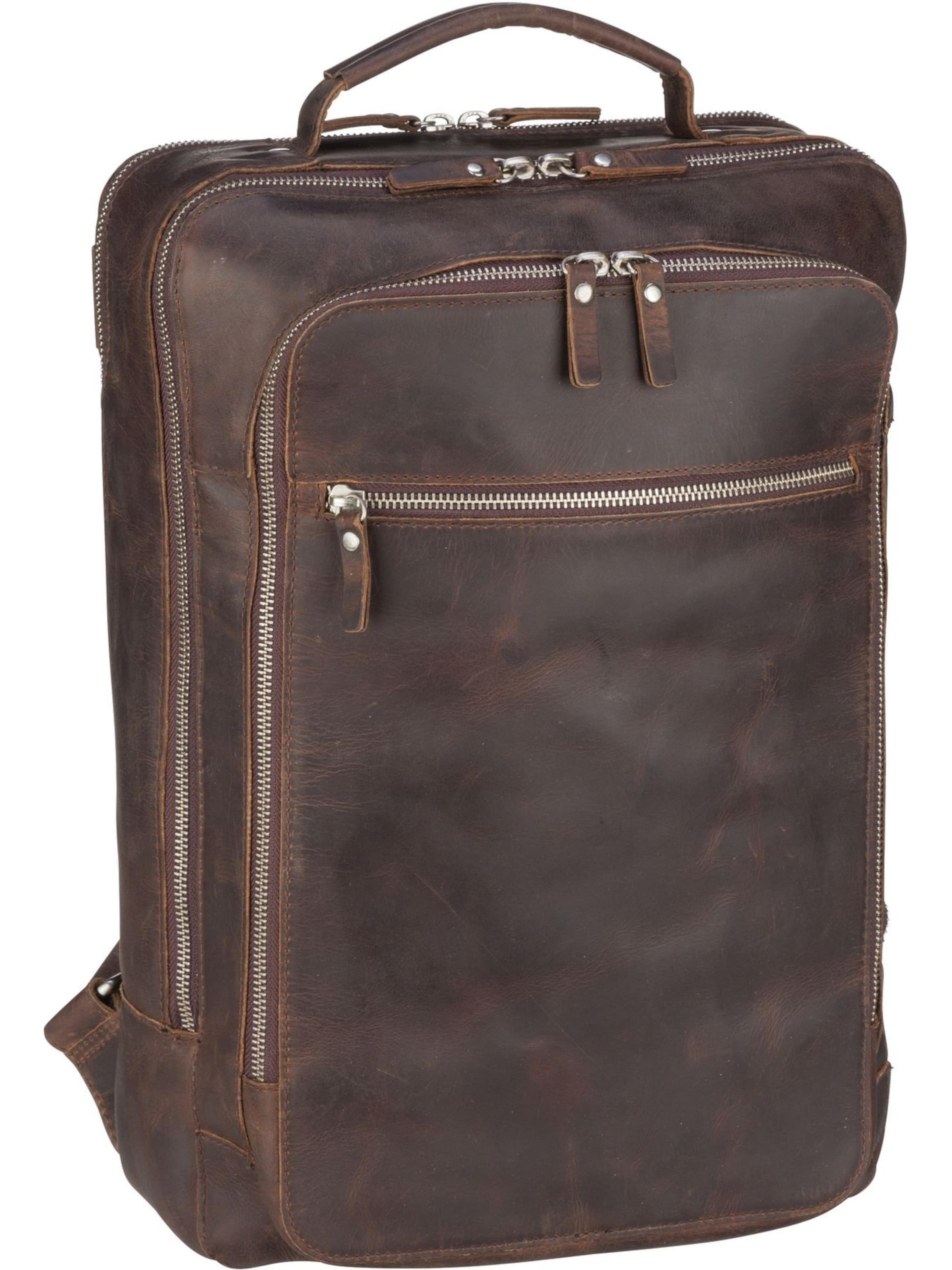 LEONHARD HEYDEN Rucksack in Braun: Vorderseite