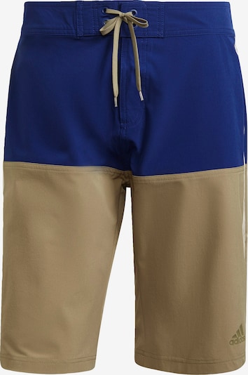 ADIDAS PERFORMANCE Badeshorts in blau / braun / weiß, Produktansicht