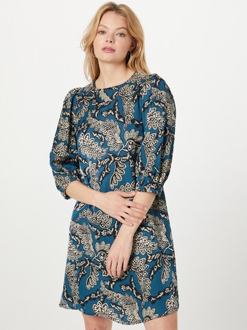 Maison 123 Jurk 'NOELLA' in Blauw: voorkant