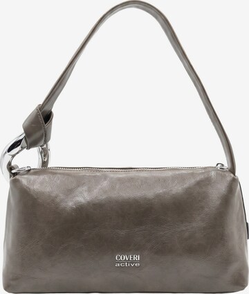 Borsa a spalla di Coveri in grigio: frontale