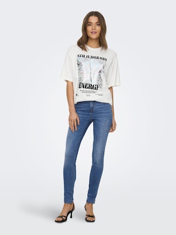 ONLY Skinny Jeans 'WAUW' in Blauw