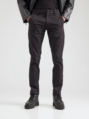 G-STAR Slimfit Hose in Schwarz: Vorderseite