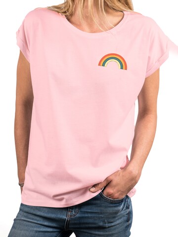 MAKAYA Shirt 'Rainbow' in Pink