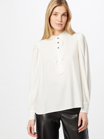 Freequent Blouse 'APRIL' in White: front