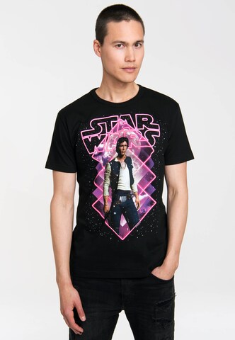 LOGOSHIRT Shirt in Black: front