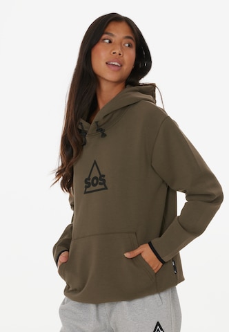 SOS Sweatshirt 'Vail' in Green: front