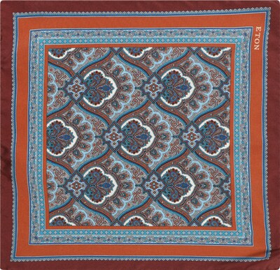 ETON Doek in de kleur Lichtblauw / Donkeroranje / Bordeaux / Wit, Productweergave