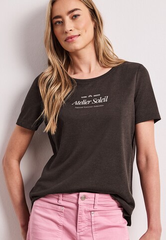 STREET ONE Shirt in Braun: Vorderseite