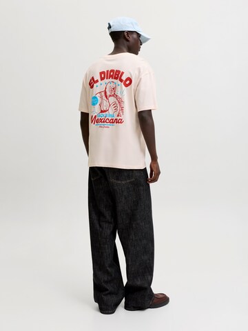 Maglietta 'JORDiablo' di JACK & JONES in arancione