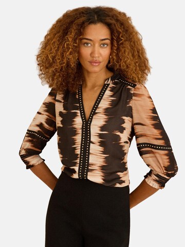 love & roses Блуза в кафяво: отпред