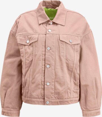 JJXX Between-Season Jacket 'MOCCA' in Pink: front