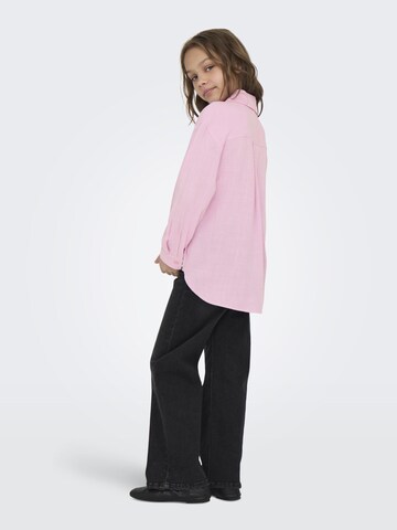 ONLY GIRLS Blouse 'KOGSiesta' in Roze