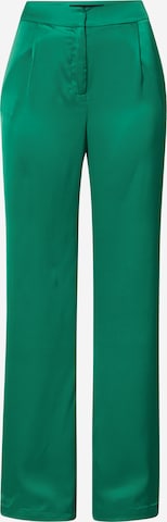 Misspap - regular Pantalón plisado en verde: frente