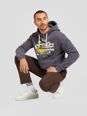 Superdry Collegepaita 'New York' värissä sininen
