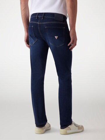 GUESS Skinny Guess Finnley Stretch Jeans in Blau