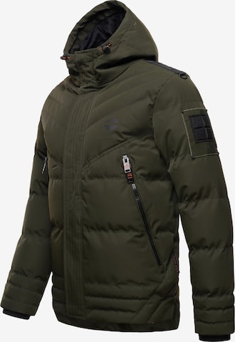 Veste d’hiver 'Romaan' STONE HARBOUR en vert : devant